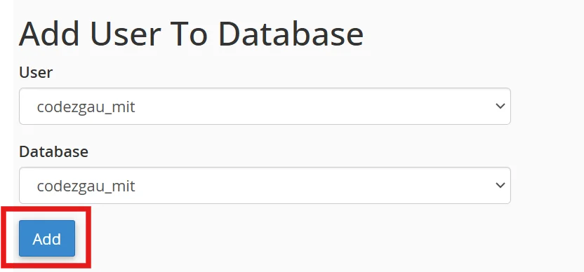 cpanel dashboard